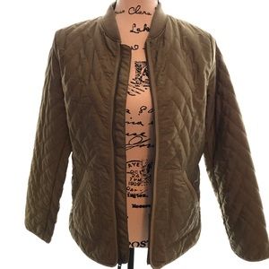 Cute, olive color  jacket.